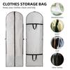 60*180cm Garment Bag Large Hanging Garment Cover Washable Wedding Dress Bag  Travel Use