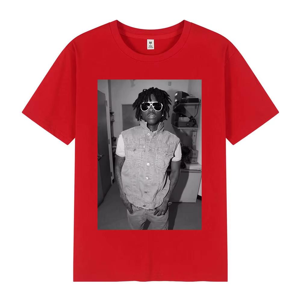 

Chief Keef Music Poster Graphic T Shirt Men Women Fashion Print Hip Hop Short Sleeve T-shirt Cotton Casual Male Harajuku T-shirt 4XL