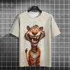 Animal T-shirt for Men 3D Printed T-shirt Casual Short Sleeved T-shirt Men's Clothing Top Shirt