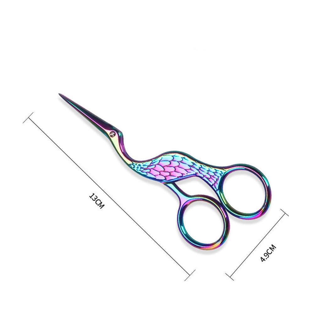 13cm Vintage Style Stork Crane Scissors Antique Cutter Embroidery Tea Scissors Beauty Scissors