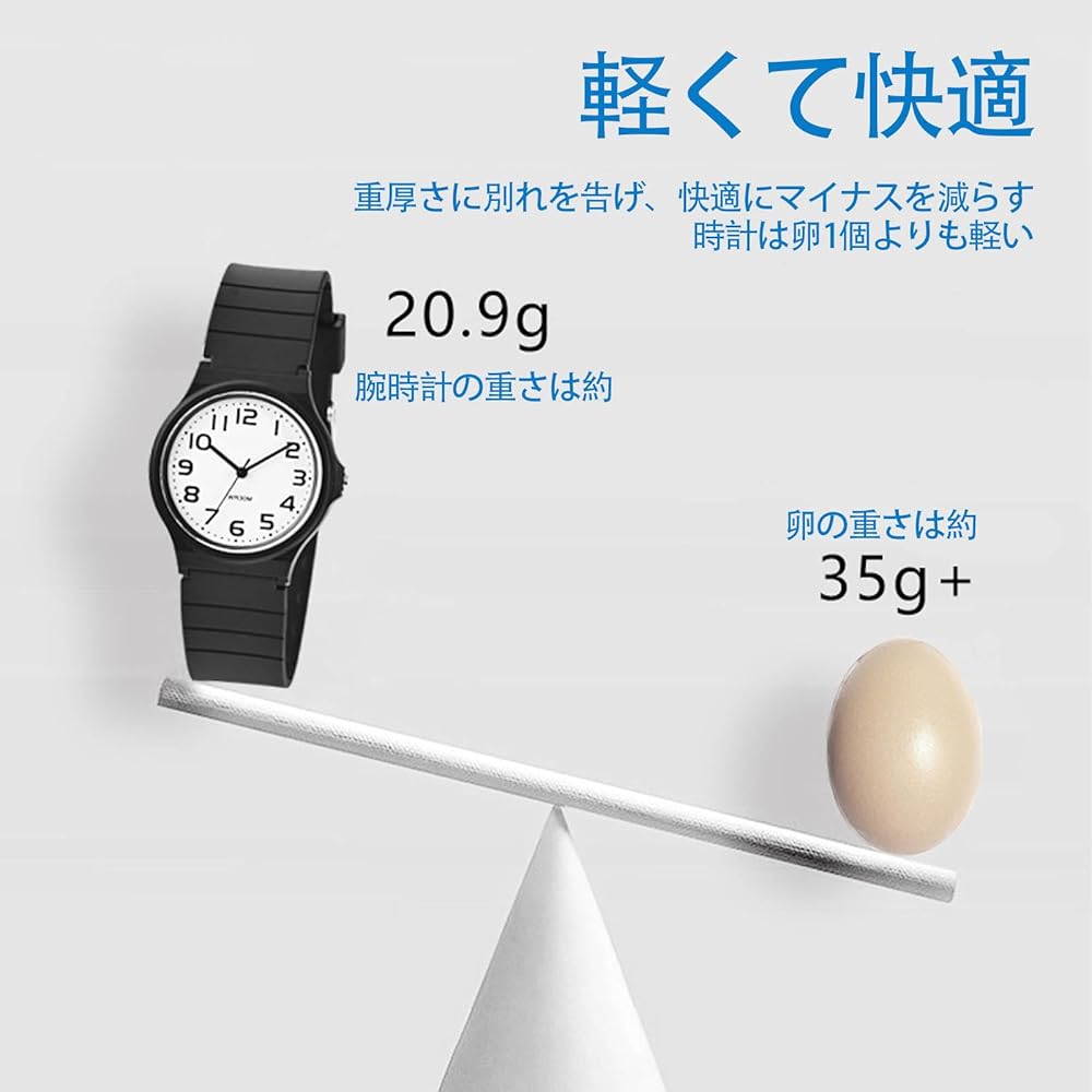 SZSL Casual Fashion Quartz Watch Waterproof Lightweight Soft Band Clear Markings Unisex Black