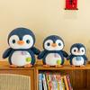 Cute fishing penguin plush toy children sleeping pillow doll machine doll wedding throwing aquarium gifts