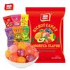 Yake Bunte Hartbonbons mit Fruchtfüllung