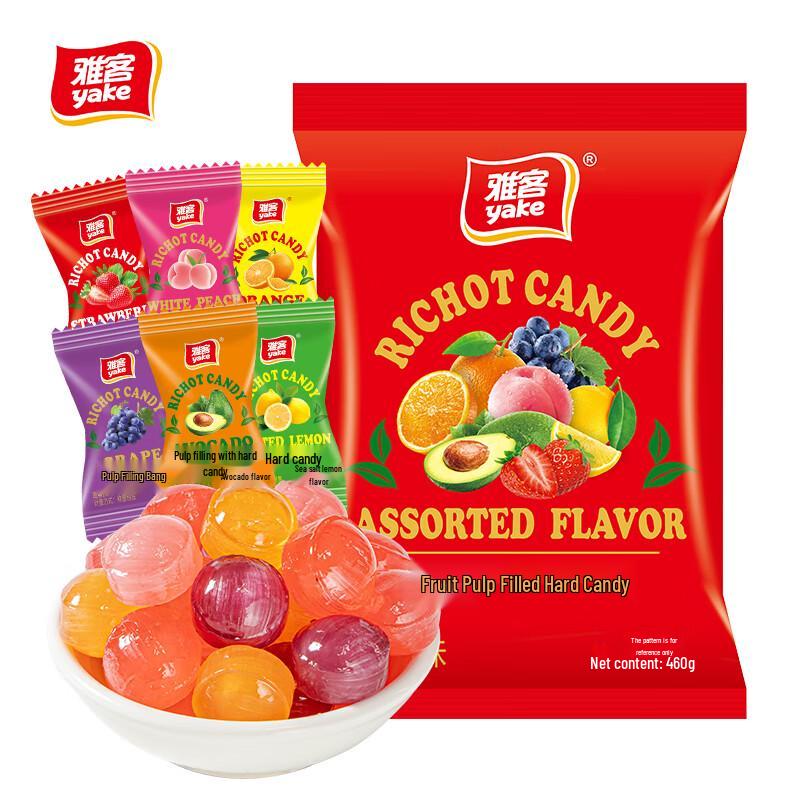 Yake Assorted Fruit Filled Hard Candies