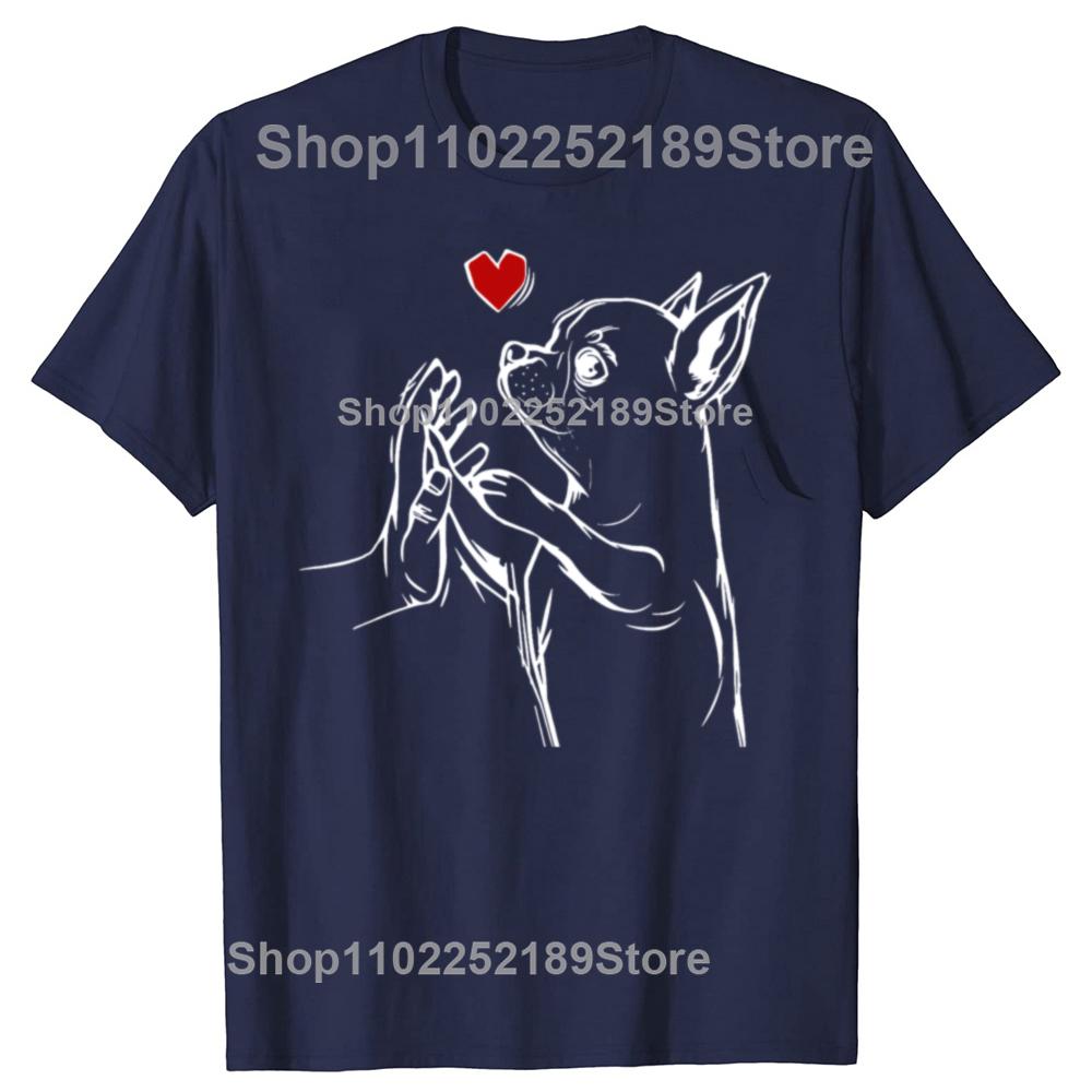 Vtipná grafická trička pro milovníky čivav Pánská Dámská móda Ležérní tričko 100% bavlna Volné Oversized tričko