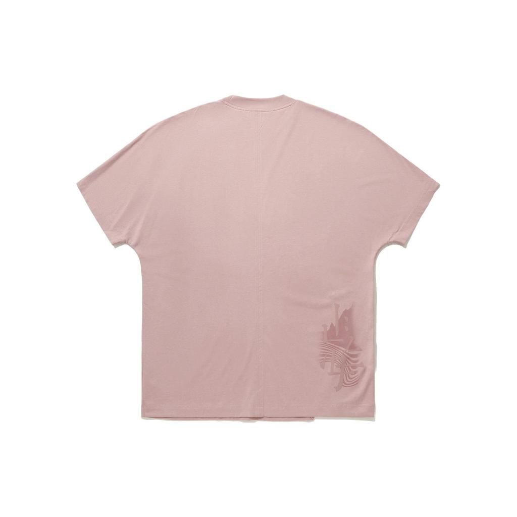 Li Ning x CHENGLONG,LIANMINGKUAN T Shirt Men's Soft Pink Purple AHSU189-3