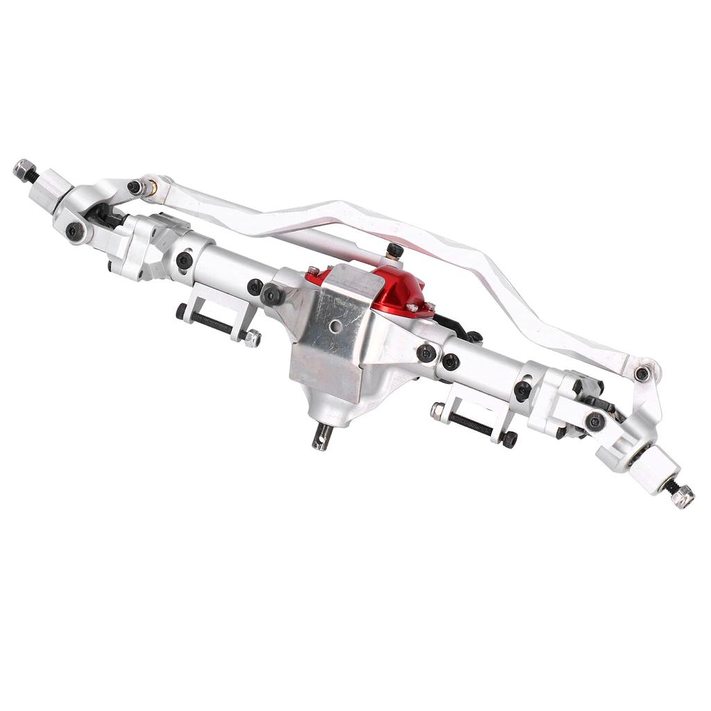 Aluminium Alloy Universal Heighten Axle for SCX10 One and Two Generations RC Car SilverFront Axle