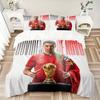 Cristiano Ronaldo World Cup Trophy Print 3Pcs Bedding Setduvet Cover With 2 Bedropillowcase Home Birthday Gift