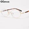 57316 Oval Metal Spectacles Frames Women Vintage Small Size Optical Glasses Frame Myopia Prescription Eyeglass