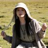 Breathable Weaving Fisherman Hat Foldable Beach Hat Korean Bucket Hat  Women