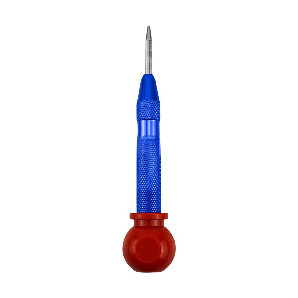 Spring Loaded Center Punch Tool with HSS Steel Tip for Precision Marking and Emergency Escape