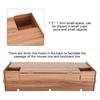 Monitor Stand Computer Desktop Laptop Shelf Desk Table Bracket Holder Storage Rack(Cherry Wood)