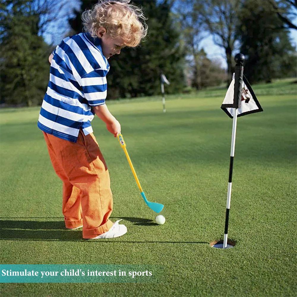 Colorful Sports Funny Child Plastic Toddler Golf Set Kids Golf Set Golf Club Toy Outdoor Play Toys