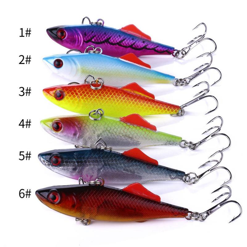 Full swimming layer flutter swimming submergedVIBFake bait7cm16.5gBionic Fishing Lure for Long Casting, Bass and Pike, Essential