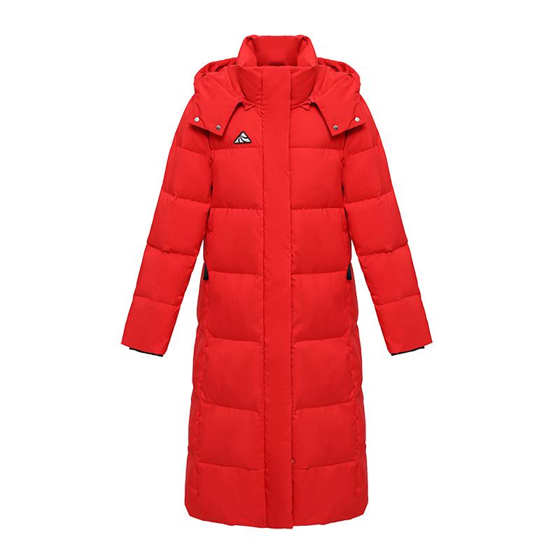 2024 New Women's Mid-Length Thick Down Jacket - Winter Over-the-Knee Warm Outerwear, Versatile and Simple Design
