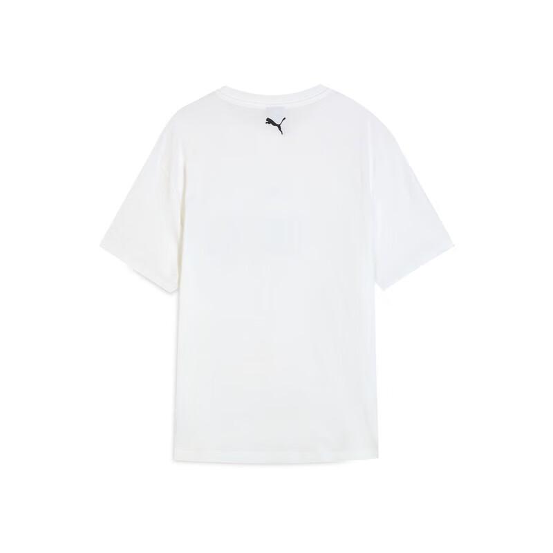 PUMA Unisex Cotton Loose-Fit Short Sleeve T-Shirt 633072 M