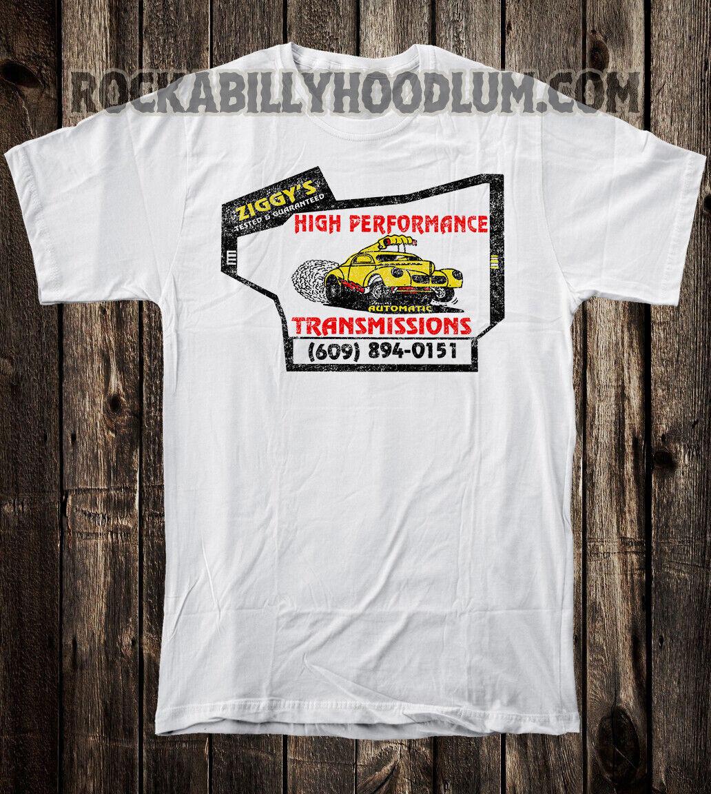 Retro Hot Rod Tee T Shirt Drag Race Racing Speed Shop Ziggys Transmission NJ XL