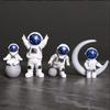 1pc Moon Miniatures Kids Gift Astronaut Figure Spaceman Sculpture Educational Toys Astronaut Model