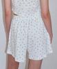 Loginaenloji Waffle Blooming Shorts White