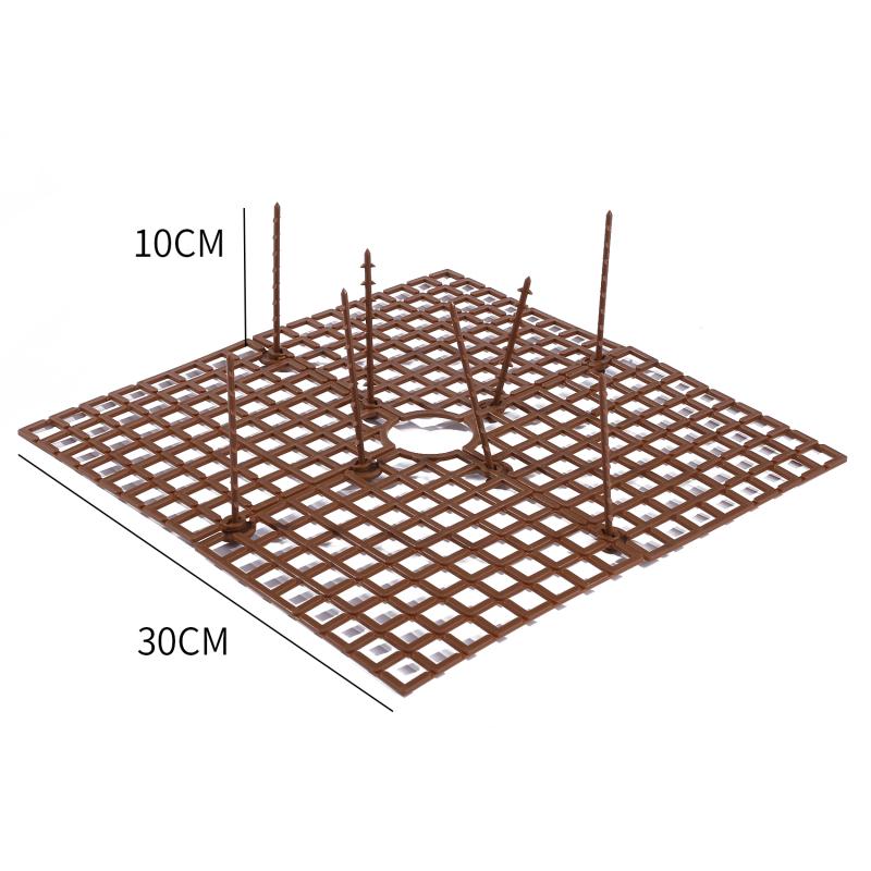 1PC Plant Pot Soil Guard With Nails Plant Pot Grid Flower Pot Cover Baby Safety Mouse Garden Home Plant Protector