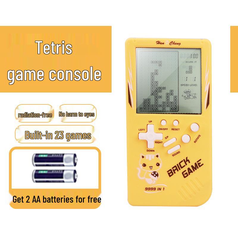 Classic Nostalgic Tetris Game Console for Children - Educational Retro Handheld Toy Gift