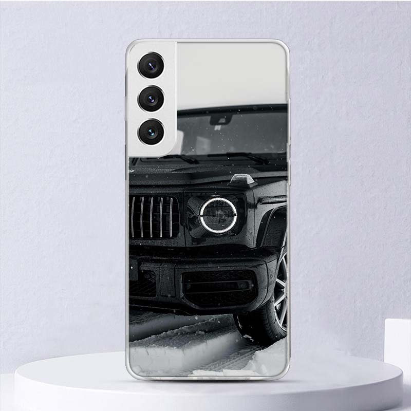 

Черный спортивный автомобиль мужской мужской G63 мягкий чехол для Samsung Galaxy S22 S21 Ultra S20 FE S10 Plus чехол для телефона S9 S8 + S10E S7 Edge S6 Fun Samsung S22 Ultra