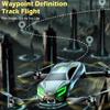 Fjärrstyrd Fyrhjuling med Dubbelkamera 8K Flygande Bil Flygplan Borstlös Motor med Optiskt Flöde