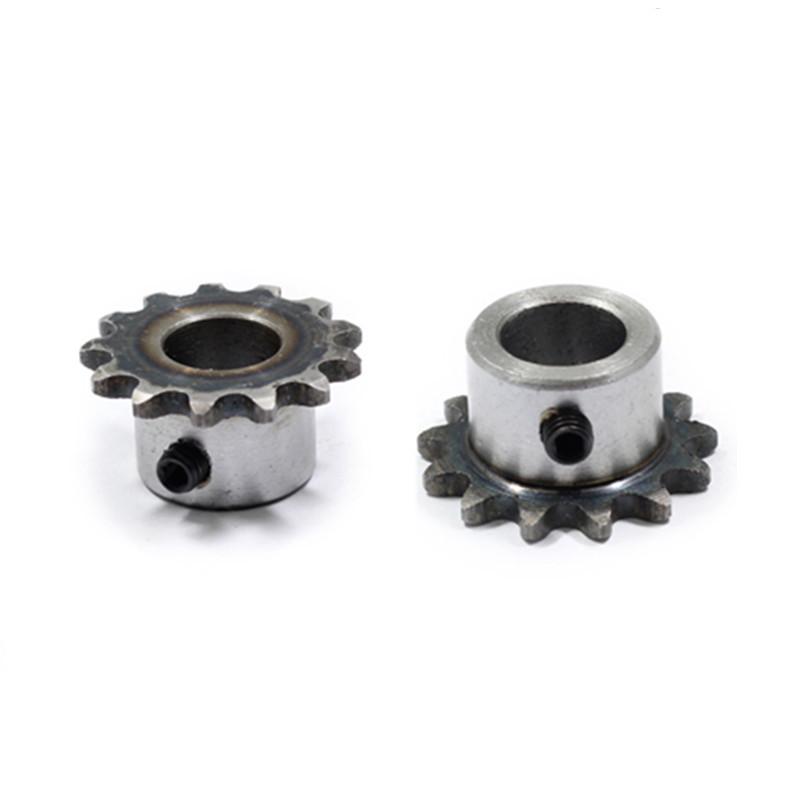 1pc 04C 40T Sprocket 40 Teeth Inner Hole 8/10/12/14/15mm 25H 45# Steel Sprocket Table Wheel Sprockets With Screw Hole M5