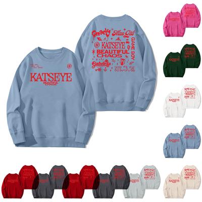 Women's Fashionable And Casual Long Sleeve Printed Pullover Sweatshirt