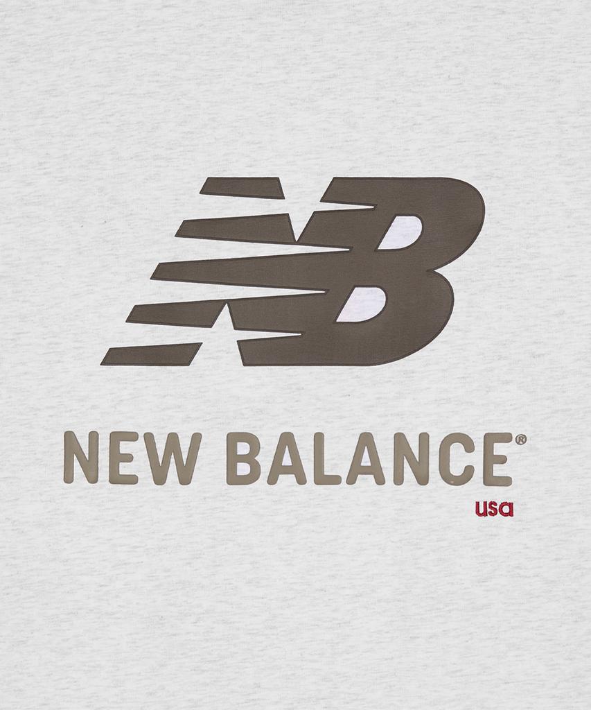 Nyuballanseu Nbneg21433 / Uni Essential Big Logo Short Sleeve T-Shirt (Light Gray)