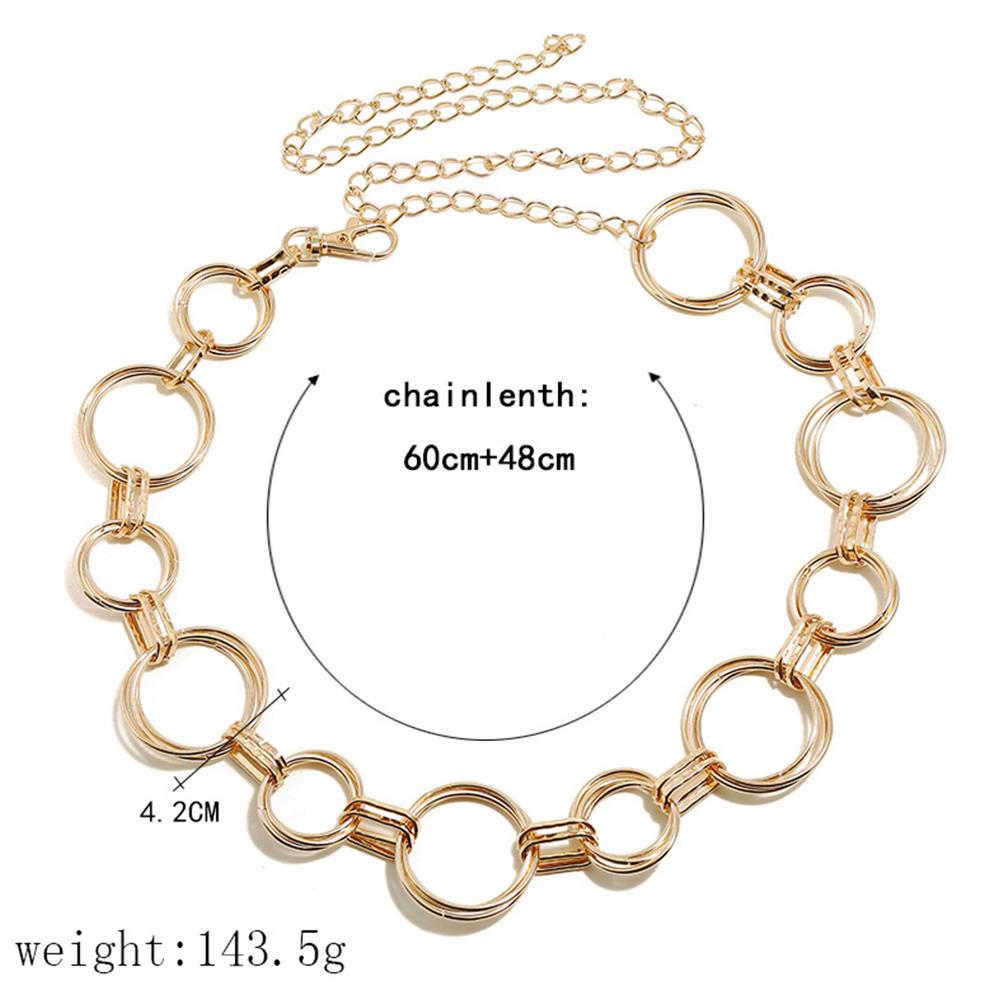 Fashion Retro Circles Fringed Waist Chain Sexy Body Chain Decoration