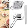 1 Set Rostfritt Stål Dumpling Maker Form Degpress Paj Ravioli Form Verktyg