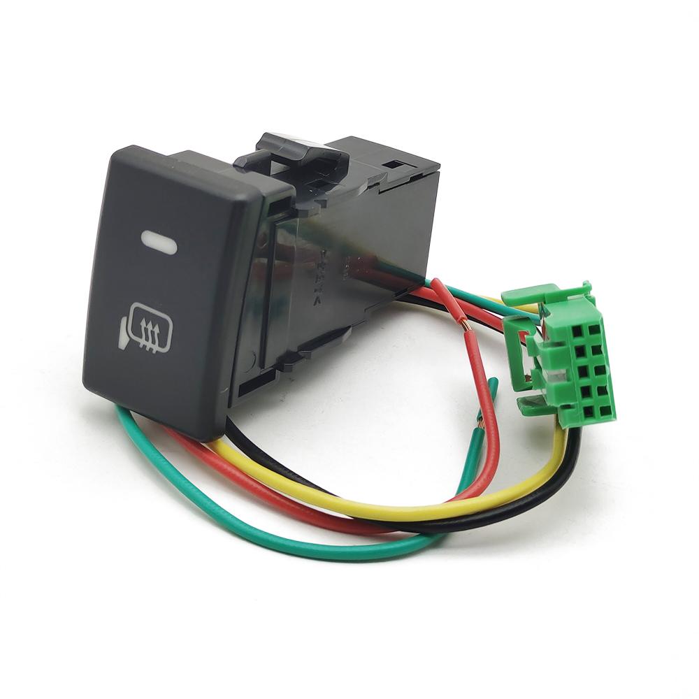 Car LED Spotlight Radar Fuel tank Rearview Steering Wheel Heating Button Switch with Wire for ISUZU MU-X D-MAX SPARK CROSS