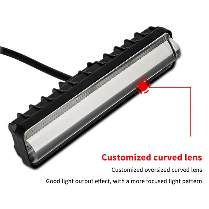 1Pcs Led Forklift Safety Lights Straight Red Hazardous Light Strips Reverse Trucks, Excavators, Industrial Equipment Lights