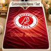 Flannel BlanketBristol City Custom Name Text Personalized Soft Warm Throw Blanket Home Decor Gift