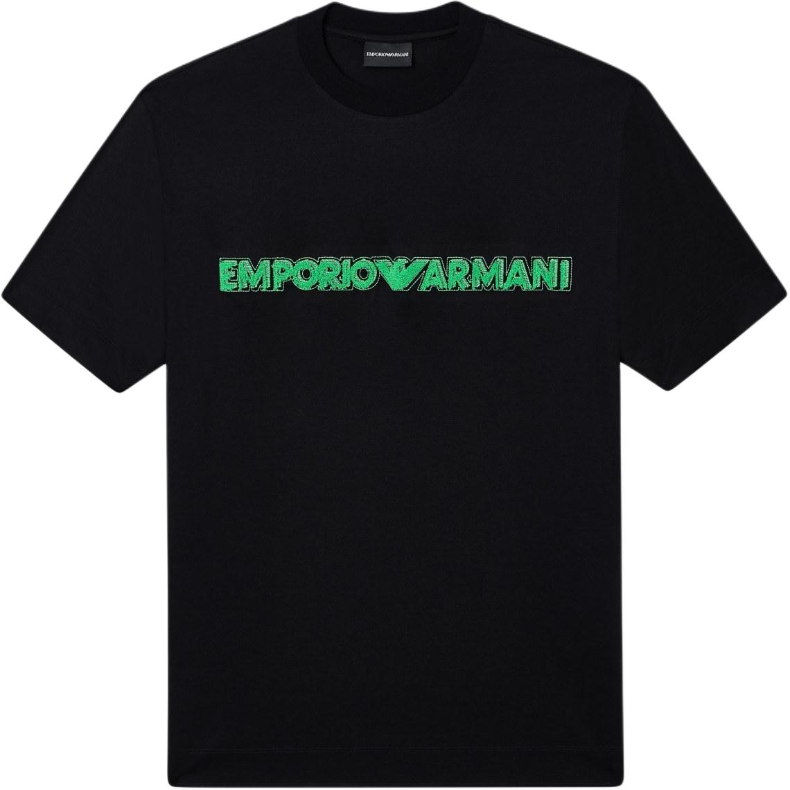Emporio Armani Ss26 Stretch Knit Short Sleeve Cotton T-Shirt Men Tops EM004520-AF13747-UC001 S