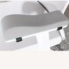 Ensemble de 2 coussins d'accoudoirs doux pour chaise de bureau, coussinets d'accoudoirs pour chaises qui peuvent être attachés aux chaises, coussins d'accoudoirs confortables pour chaise de bureau