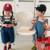 Jiaye 2025 Summer Girls' Striped Embroidered Short-Sleeve Round Neck Top