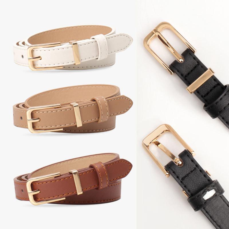 Fashion Ladies Belt With Alloy Buckle For Casual Jeans And Summer Wear