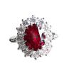 Ruby-Set Simple Diamond Fashion Ladies Wedding Ring