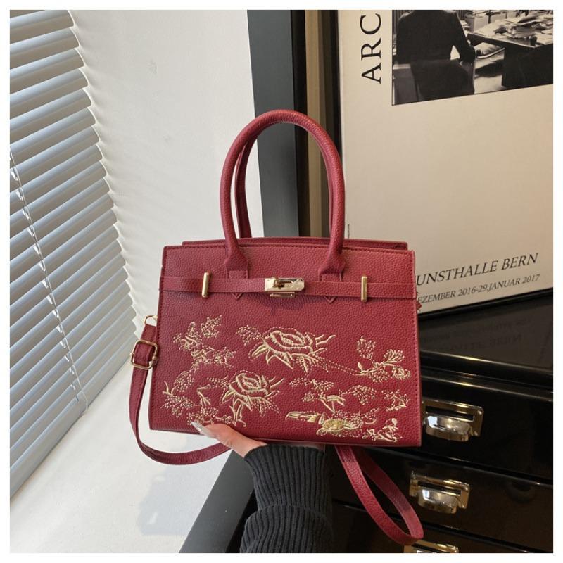 Portable Personalized Bag with Traditional Chinese Style, Large Capacity, Single Shoulder Crossbody Bag