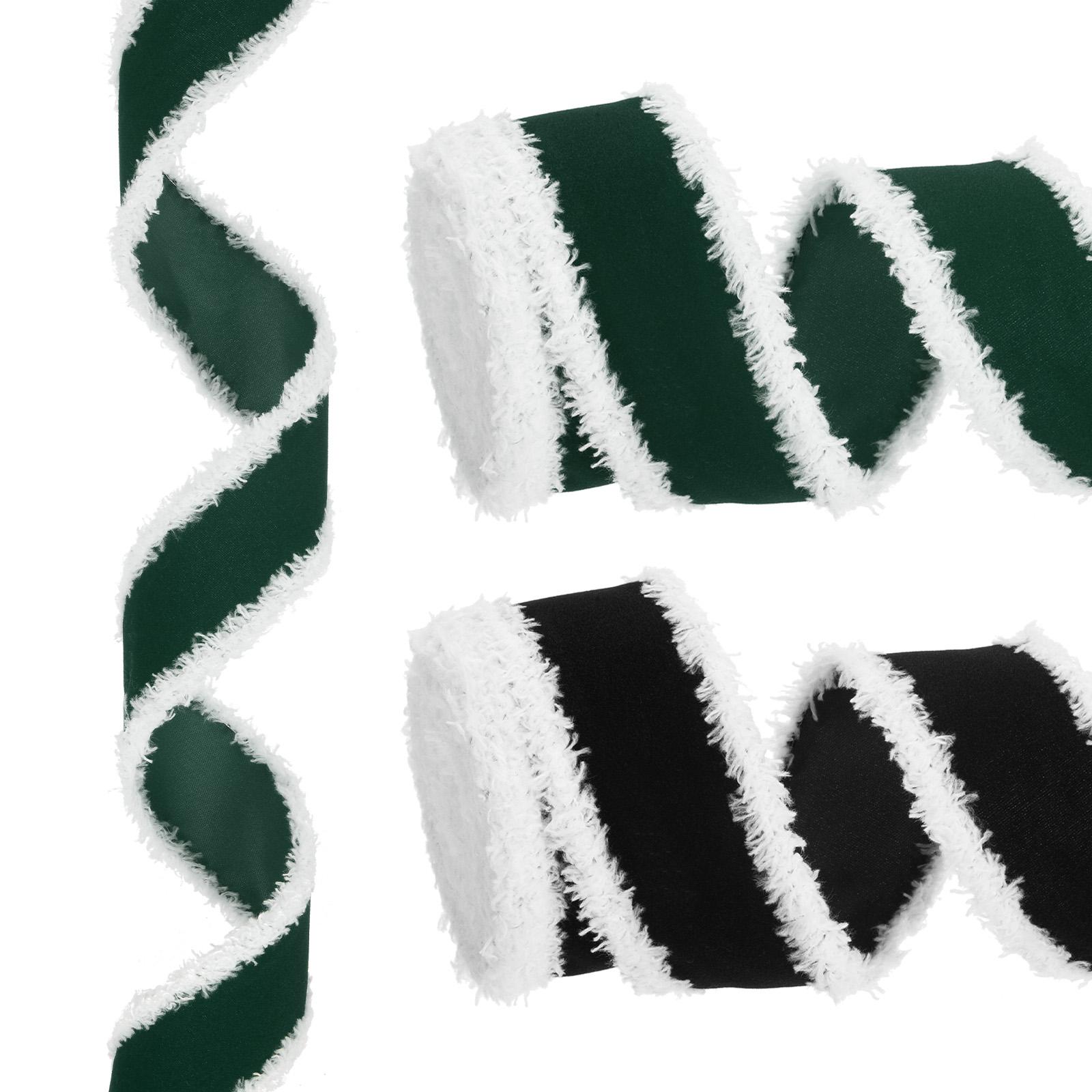 

Christmas Ribbon Velvet Ribbons Gift Wrapping Ribbon for Craft Birthday Wedding Festival Holiday Decoration Anniversary 12 Yards x 1.5inch