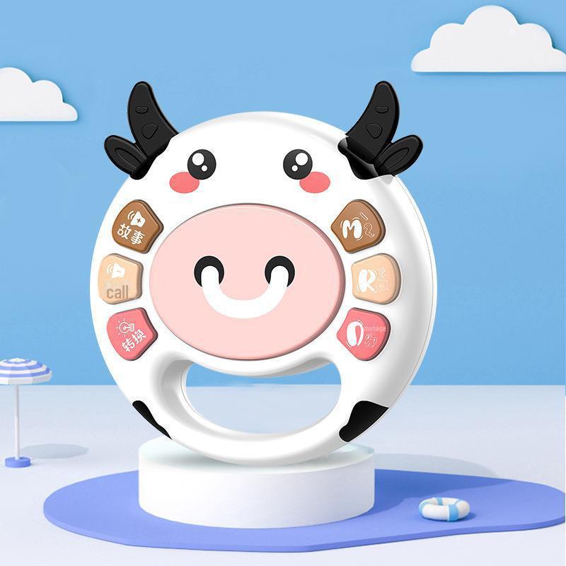 Beruhigende Babyrassel und Beißring: Kauspielzeug für 6–60 Monate, lehrreich für 1-Jährige