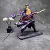 One Piece Anime Fugure 23cm Double-blade Flow Enma Zoro Battle Statue Action Toy PVC Figure Model Collectible Decoration Toy