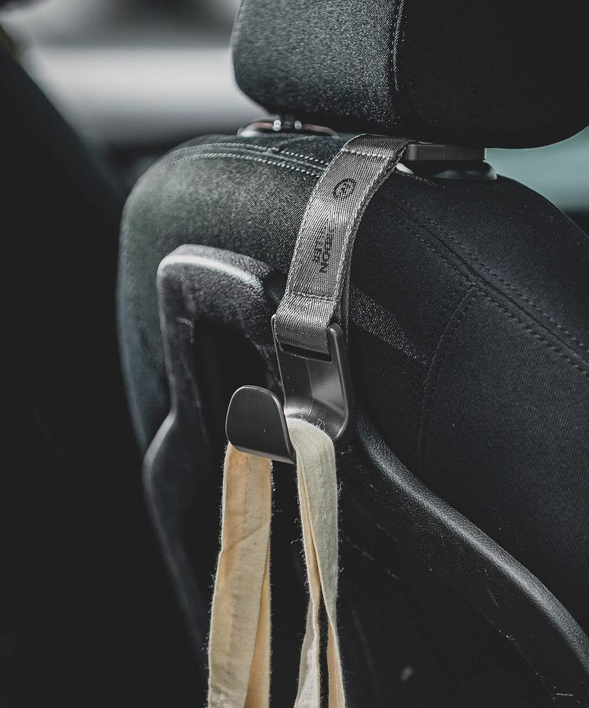 GORDON MILLER 1653658 Car Seat Hook, Dark Gray