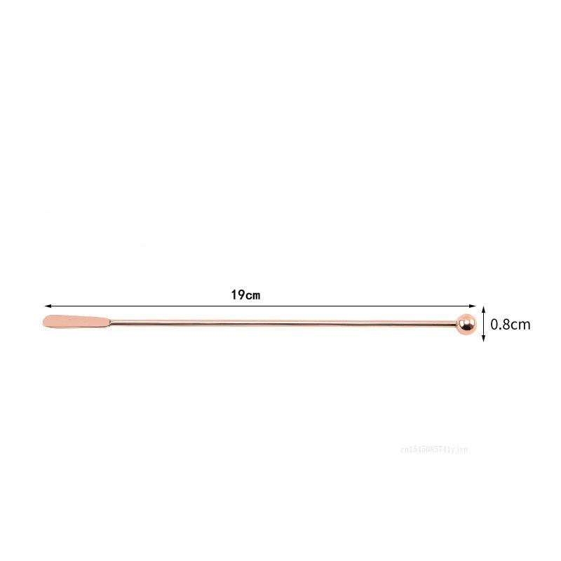 1pcs Stainless Steel Stirring Rod,Cocktail Drink Mixer Bar Stirring Mixing Sticks Muddler Swizzle Sticks Coffee Stirring Sticks