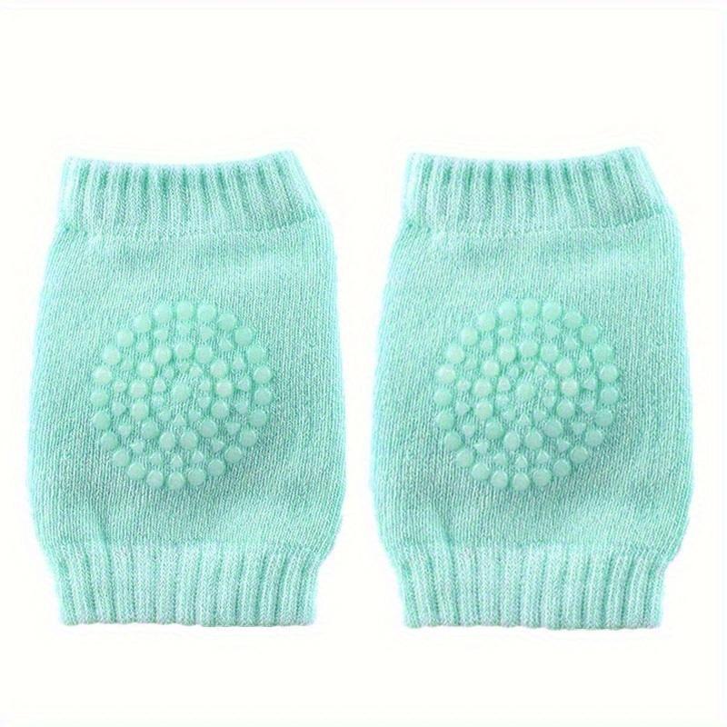 

2PCS 5 Colors Soft Elastic Knee and Elbow Pads for Babies Toddlers Anti Slip Crawling Safety Protector Leg Cushion бежевый
