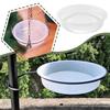 Bird Feed Bowl Transparent Circular Bird Feeder Imple Bird Comfortable Supplies Eating Environment And Fashionable Provide