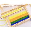 Webstuhl-Set für Kinder aus Holz – Komplettes DIY-Handstrickmaschinen-Set mit Werkzeugen und Garn