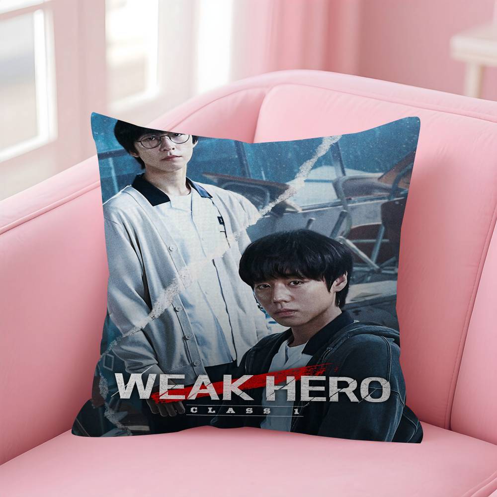 Koreanische TV-Serie W-Weak Hero Klasse 1 2 Büro Kissen Kissenbezug Auto Kissenbezug 45x45cm Lendenkissenbezug Sofakissenbezug
